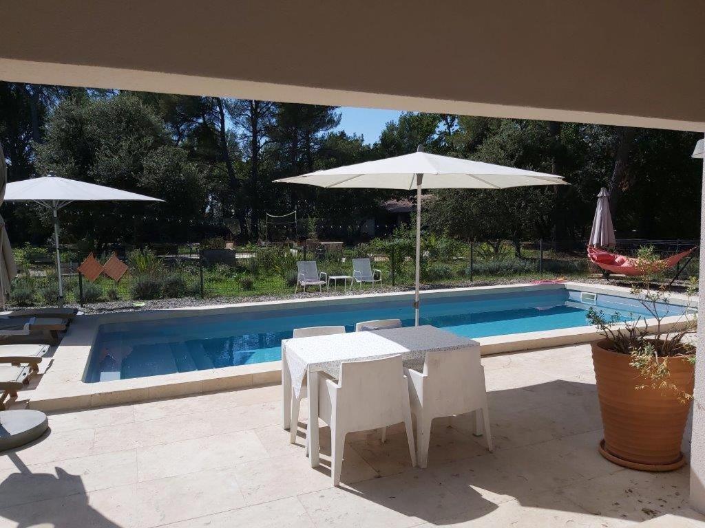 Gite Dans Les Pins Avec Piscine Villa Мазан Екстериор снимка